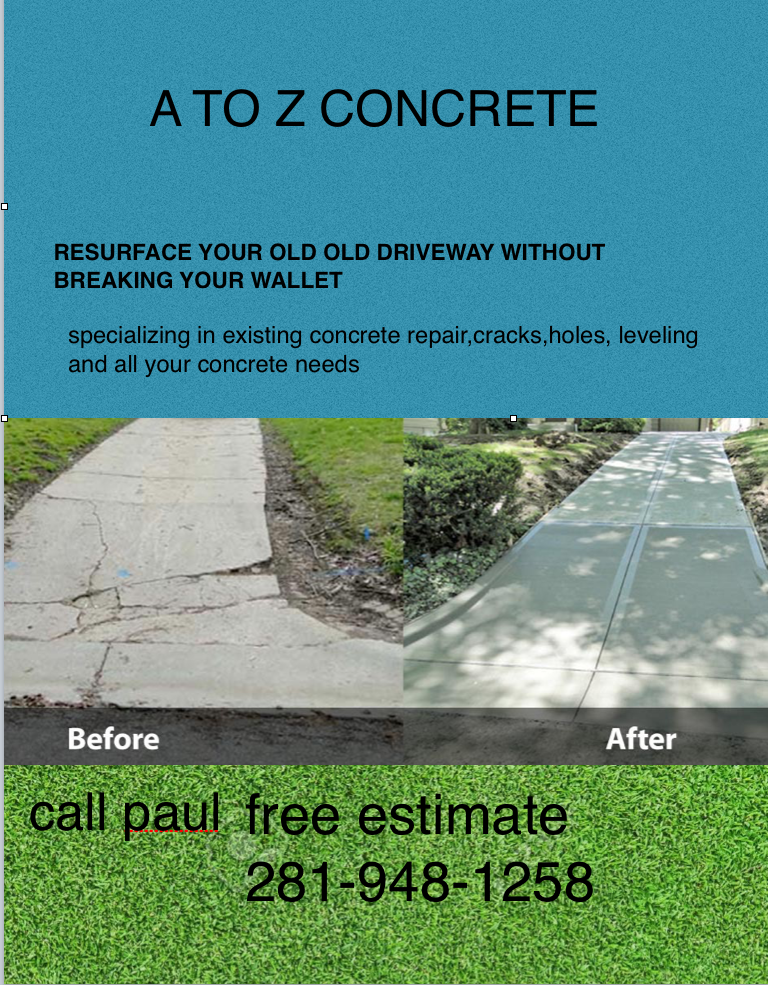 A To Z Concreate logo